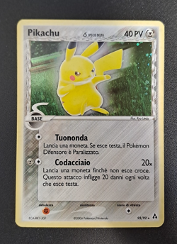 Pokemon PIKACHU Specie Delta - Set EX Leggenda di Mew - ITA HOLO *NM* - 93/92 - Image 1