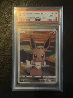 PSA 10 Evoli Munch : Une Retrospective Promo 287/SM-P Carte Pokemon Japonaise... - Image 1