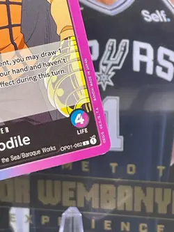 2022 One Piece OP01-062 Crocodile Romance Dawn Leader - Image 4