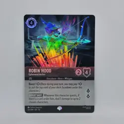 Robin Hood Ephemeral Archer 221/204 EPIC Disney Lorcana Whispers in the Well - Image 1