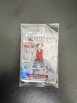 Monkey D. Luffy Limited Collector’s One Piece College Basketball Card Brand New! - Image 1