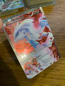 NM! Reshiram (RC22/RC25) Legendary Treasures Radiant Collection Pokemon Card! - Image 3