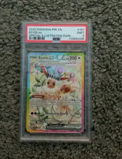 Pokemon TCG Eevee EX Prismatic Evolutions Special Illustration Card 167/131 - Image 1