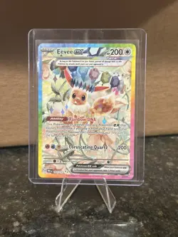 Pokemon Eevee EX TCG Special Illustration Rare Prismatic Evolutions Card 167/131 - Image 1