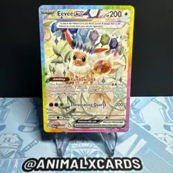 Pokemon Eevee EX TCG Special Illustration Rare Prismatic Evolutions Card 167/131 - Image 1