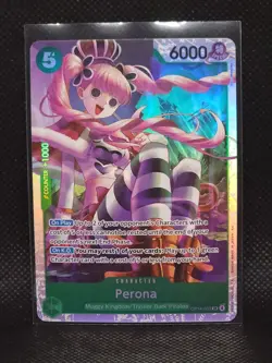 One Piece Card Game THE AZURE SEA'S SEVEN - PERONA SR OP14-033 ENGLISH CCG - Image 1