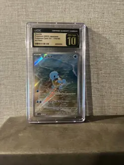 ✨CGC 10 Pristine SQUIRTLE 170/165 Art Rare SSV 151 Set Japanese - Pokemon Card✨ - Image 1