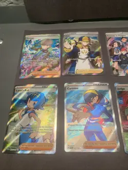 Pokemon TCG Mixed Card Lot Full Art Ultra Rare Trainer Bundle NM All Holo NM - Image 2