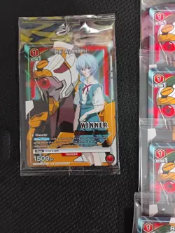 Rei Winner card Union Arena TCG Evangelion RELEASE EVENT LOT - Image 2