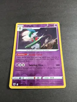 Pokemon Astral Radiance Gallade Reverse Holo Rare Card 062/189 NM - Image 1