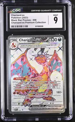 Charizard EX 056 Premium Collection Black Star Promos Pokemon CGC 9 Mint - Image 1