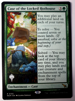 Case of the Locked Hothouse - Promo Rare - MTG Murders at Karlov Manor - 0155 NM - Image 1