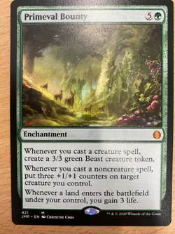 Primeval Bounty - Jumpstart (Magic/MTG) Near Mint - Image 1