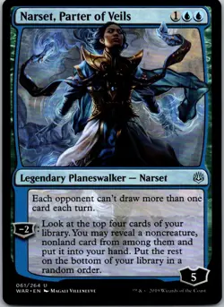 Narset, Parter of Veils U War of the Spark 61 NM Normal - Image 1