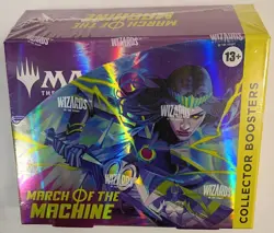 Magic the Gathering March of the Machine Collector Booster Box New Sealed 195166208350 - Image 1