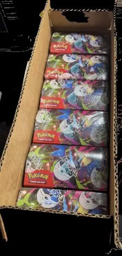 Pokemon Phantasmal Flames Case of 6 Sealed Booster Boxes Factory (ME02) IN HAND! - Image 1