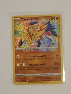Pokemon Zamazenta Amazing Rare SWSH04: Vivid Voltage 102/185 NM - Image 2