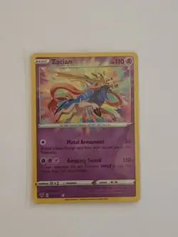 Pokemon TCG Zacian 082/185 Amazing Rare Vivid Voltage Holo English 2020 - Image 1