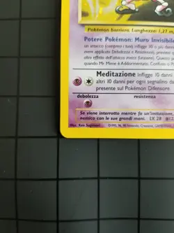 ITALIAN Mr. Mime 6/64 - Pokemon TCG Jungle Unlimited 2000 - Holo Rare LP - Image 4
