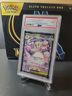 2025 POKEMON MEG EN-MEGA EVOLUTION #178 MEGA GARDEVOIR EX SIR PSA 9 - Image 1