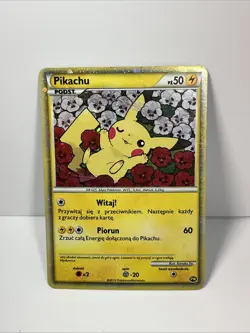 Pikachu PW Holo Pokemon 2010 World Collection Promo - Polish (US back) - Image 1