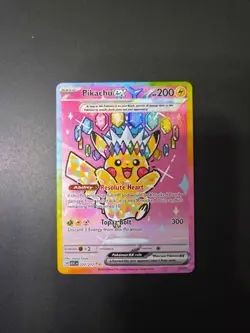 Pokemon Pikachu EX SIR 277/217 Ascended Heroes English - Pack Fresh - NM - Image 1