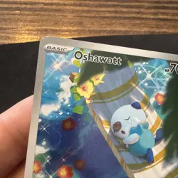 Pokemon TCG Oshawott Illustration Rare from White Flare 105/086 NM - Image 3