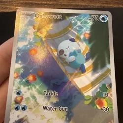 Pokemon TCG Oshawott Illustration Rare from White Flare 105/086 NM - Image 5