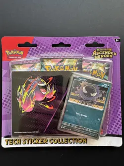 Pokemon TCG - Ascended Heroes - Tech Sticker Collections- Gastly - New/Sealed - Image 1