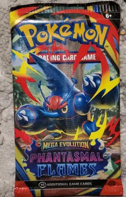 1 PHANTASMAL FLAMES POKEMON PACK FROM 36 PACK BOOSTER BOX SEALED GREAT PULL RATE - Image 2