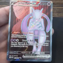 Team Rocket’s Mewtwo Ex - Pokemon Destined Rivals - 213/182 - Near Mint - Image 1