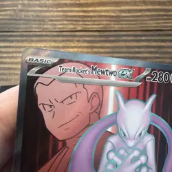 Team Rocket’s Mewtwo Ex - Pokemon Destined Rivals - 213/182 - Near Mint - Image 3