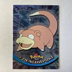 Pokemon Tv Animation Edition Series 2 Slowpoke #79 Foil Blue Logo 2000 LP/NM - Image 1