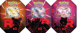 2025 NEW & FACTORY SEALED Pokemon Team Rocket Tin Case of 6, MINT-NM - Image 1