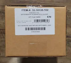 2025 NEW & FACTORY SEALED Pokemon Team Rocket Tin Case of 6, MINT-NM - Image 2