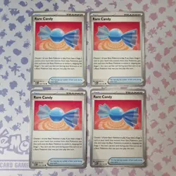 x4 Rare Candy 125/132 - Mega Evolution - Pokemon TCG - Trainer Playset - Image 1