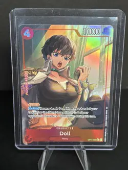 2025 One Piece A Fist of Divine Speed Doll Alternate Art #OP11-008 - Image 1