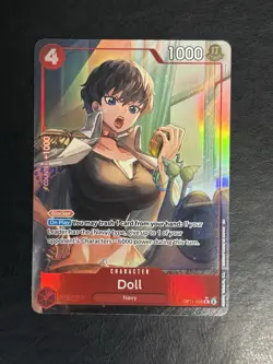 2025 One Piece A Fist of Divine Speed Doll Alternate Art #OP11-008 - Image 2