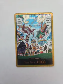 Egghead OP14 Gold Don!! Manga Azure Sea's Seven One Piece Card English - Image 1