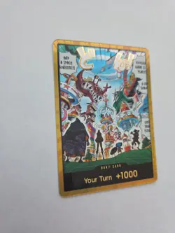 Egghead OP14 Gold Don!! Manga Azure Sea's Seven One Piece Card English - Image 2