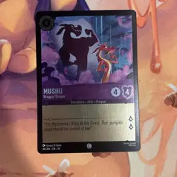 Disney Lorcana Mushu Braggin' Dragon 46/204 FOIL - Image 1