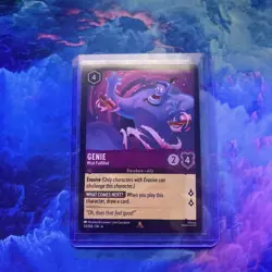 Disney Lorcana - Genie - Wish Fulfilled 53/204 Azurite Sea Regular - Image 1