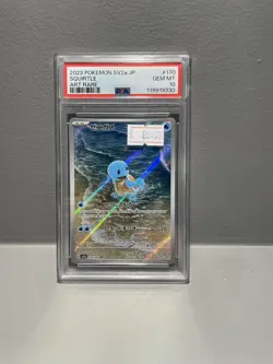Pokemon Card PSA 10 Squirtle 170/165 sv2a Japanese 151 AR Art Rare Holo 2023 - Image 1