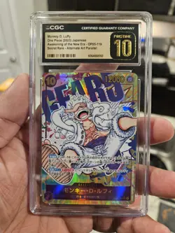 Op05-119 One Piece Awakening Of The New Era Monkey D Luffy- Alt Art Parallel - Image 1