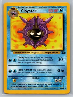 1999 Pokemon Fossil Unlimited LP-NM - You Choose! - Image 3