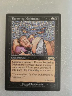 MTG Recurring Nightmare Exodus English Rare Reserved Magic the Gathering - Image 1