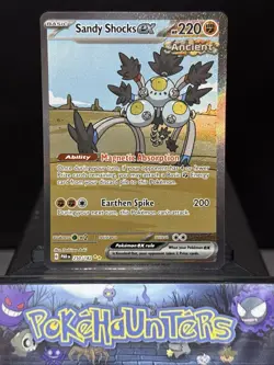 Pokemon Card Sandy Shocks EX 250/182 Special Illustration Rare Paradox Rift NM - Image 1
