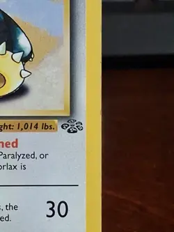 1st Edition Snorlax 27/64 Jungle Regular WOTC 1999 POKEMON Vintage LP/MP - Image 3