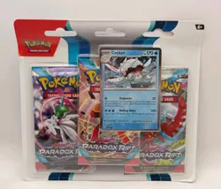 Pokemon Scarlet & Violet Paradox Rift 3 Booster Pack Blister Cetitan Promo Card - Image 1