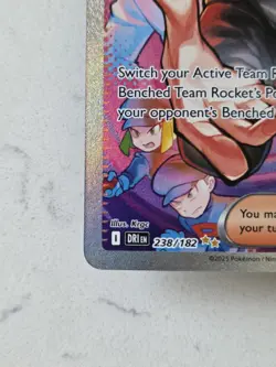 Team Rocket's Giovanni 238/182 Sv10: Destined Rivals Holo Pokemon Tcg Card Nm - Image 2